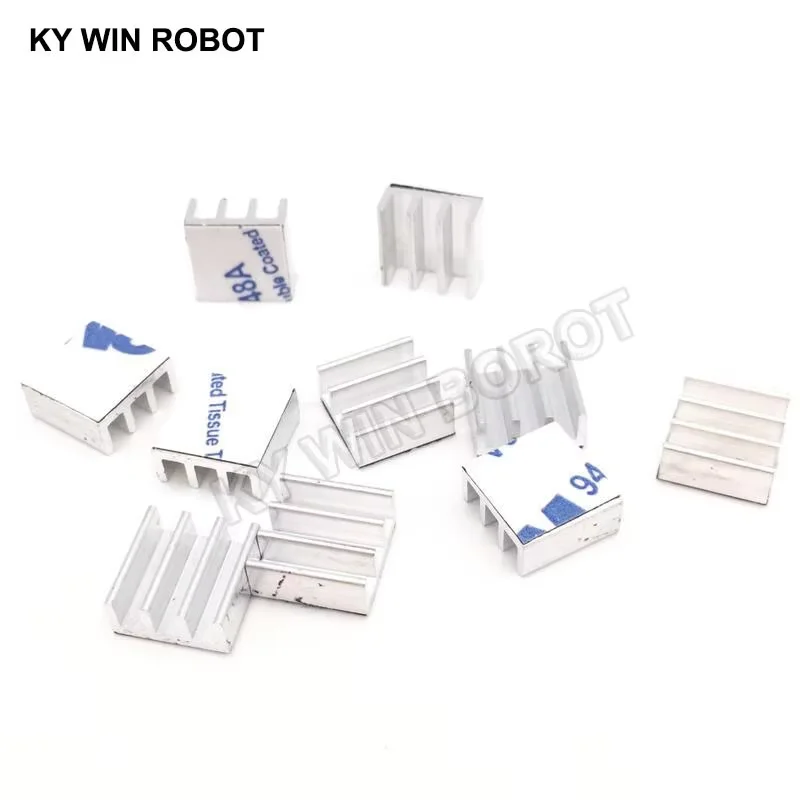 10pcs Computer Cooler Radiator Aluminum Heatsink Heat sink for Electronic Chip Heat dissipation Cooling Pads 11*11*5mm