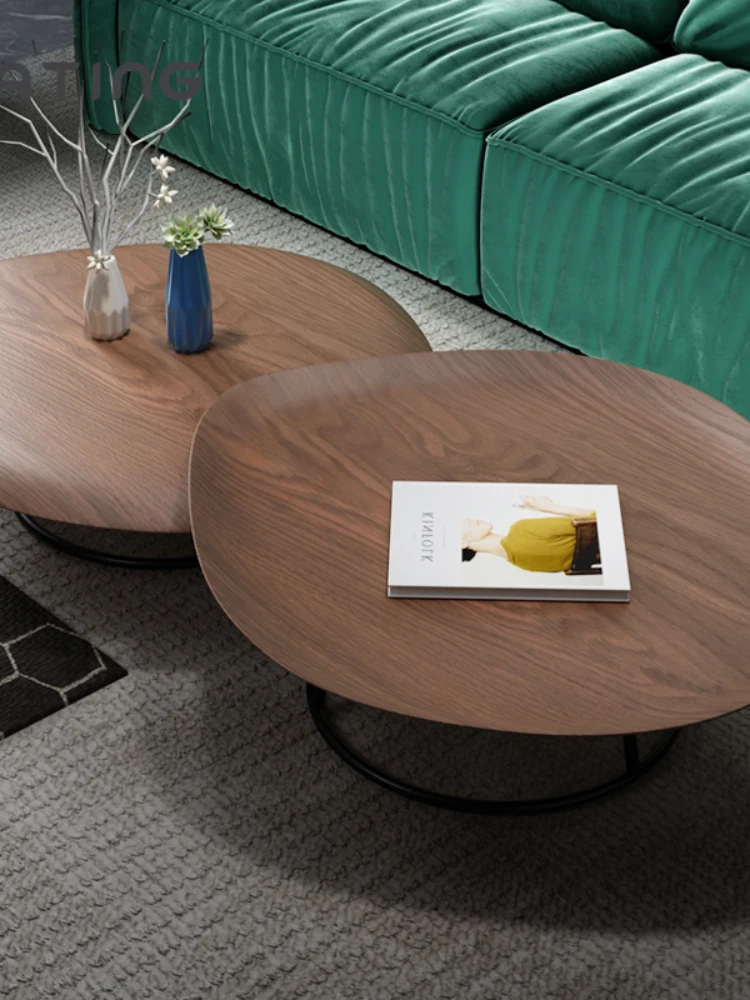 CXH Modern Minimalist Designer Special-Shaped Size Circle and Creative Coffee Table Living Room Combination