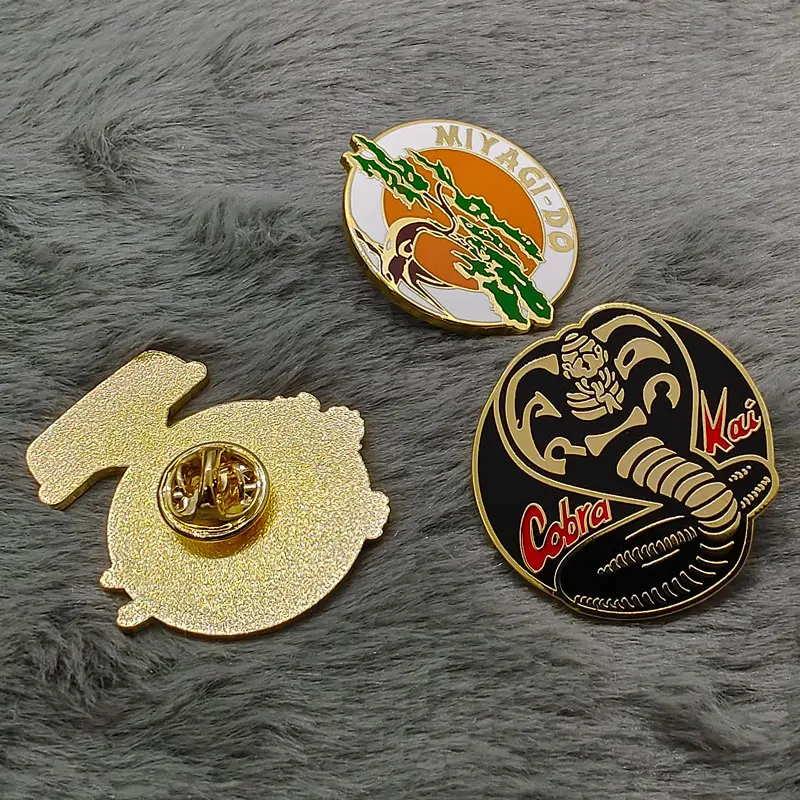 The Karate Cobra Kai Snake Enamel Pins Anime Snake Lapel Badge For Backpacks Accessories For Fashion Jewelry Brooches Fans Gifts
