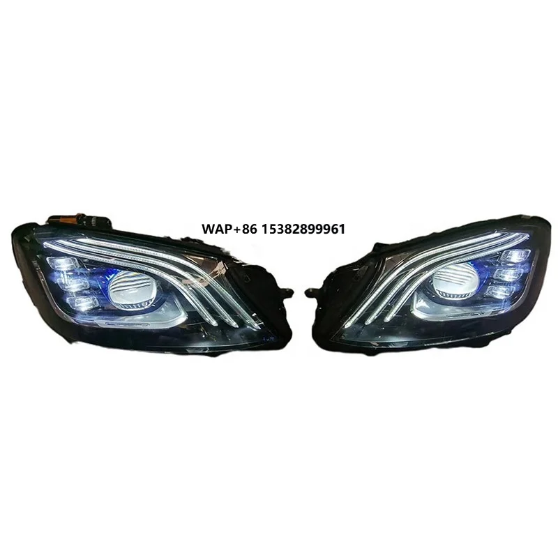 

Parts Customization for S Grade220 221 222 217 Version Headlight FULL LED Headlight Xenon Car Headlight
