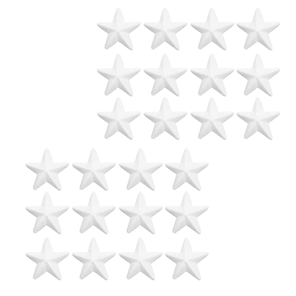 

24 pcs Diy Craft Star Unfinished Wooden Stars Christmas Tree Decoration Handmade Ornament Supplies Wedding Party Decor