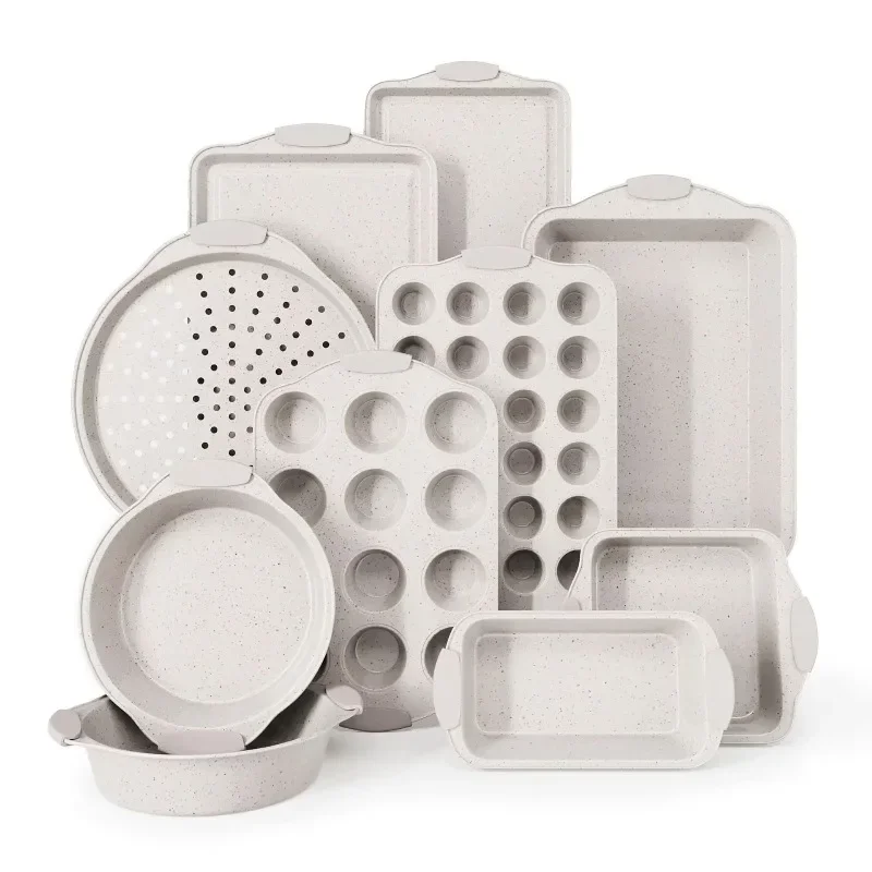 Household high temperature resistant baking pan ten-piece cake baking bread mold