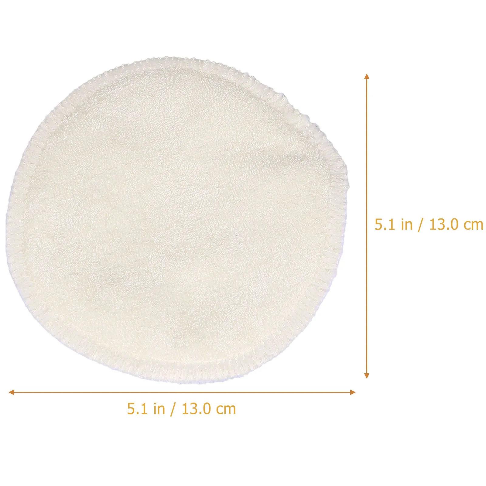 6 قطعة نسيج الخيزران المضادة لثر اللبن منصات التمريض مانعة للتسرب قابل للغسل فائقة الامتصاص الصدرية إدراج للأمهات المرضعات #5