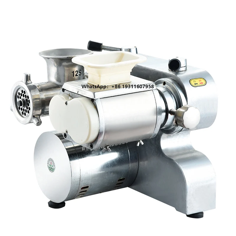 

Commercial Home Use Small Multifunction Powerful Motor Stainless Steel Electric Fish Pork Meat Mincer Grinder Machine