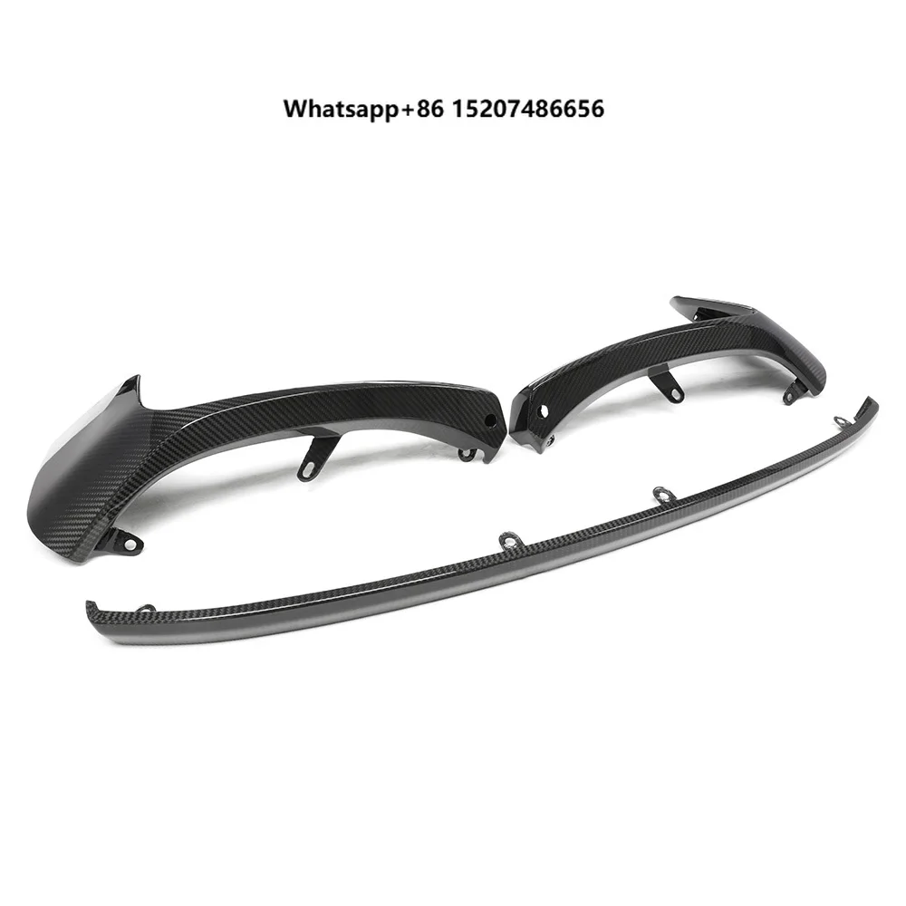 New Carbon Apex Front Lip Car Bumper Small Wrap Modified Three-stage Dry Carbon Fiber Front Shovel