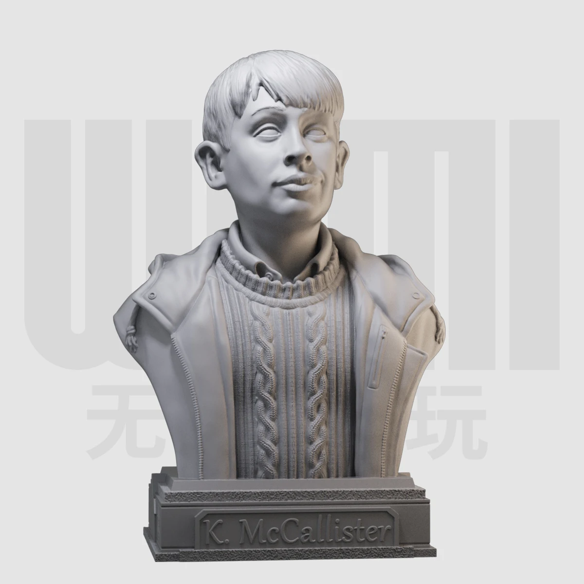 

1/10 bust GK resin white mold handmade model