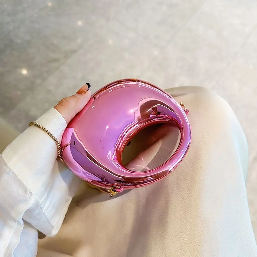 Neue Acryl-Clutch-Taschen Tragbare Kleine Handtaschen Elegante Umhängetasche für Damen – Detail 6
