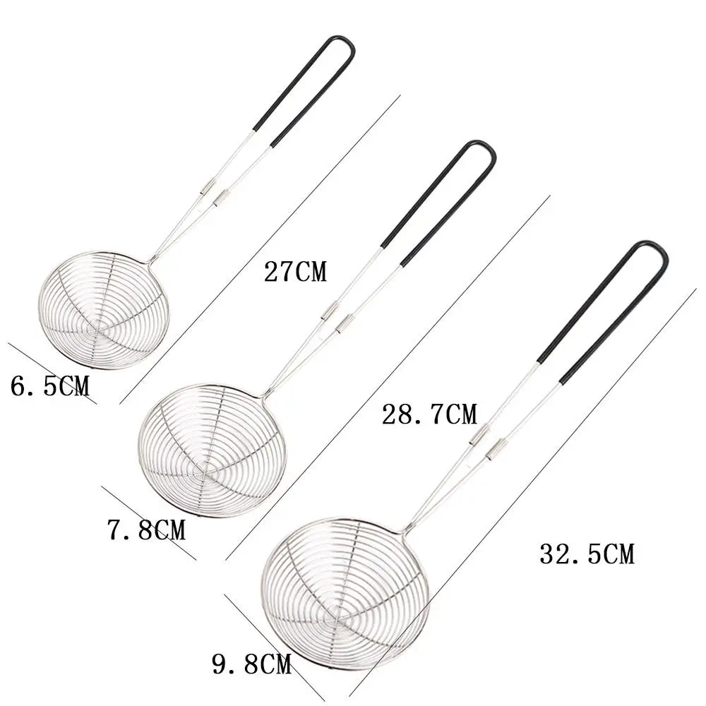 Long Handle Non-Stick Kitchen Home Sifting Colander Cooking Tool Spider Strainer Skimmer Spoon