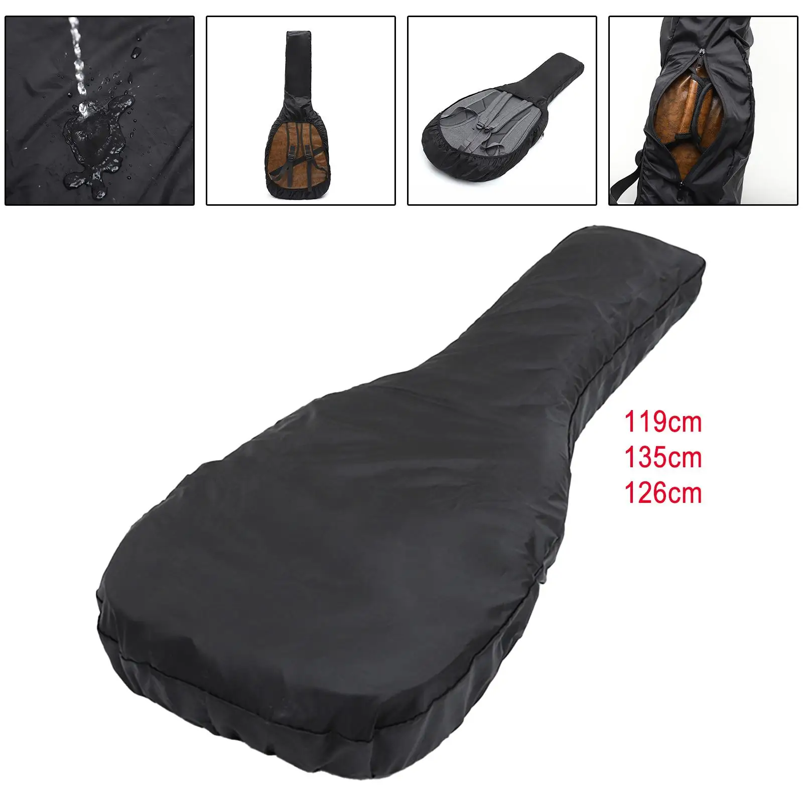 Durable Guitar Bag Rain Cover for Electric and Acoustic Guitars - Protect Your