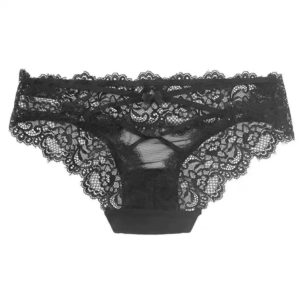 

Breathable Underwear Lace Underwear Suitable For All Seasons Thin Fabric Daily Wear Moderate Elasticity Regular Length