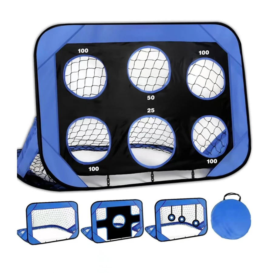 

1 PC portable, foldable, multi-functional football training net that combines four goals.