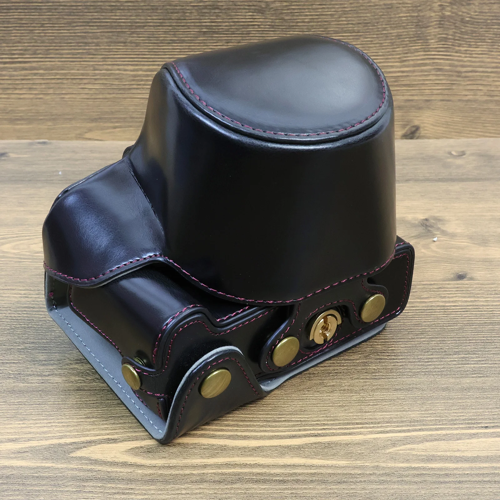 Hqレザーカメラケースバッググリップストラップ、canoneos r50、18-45mmレンズ付き