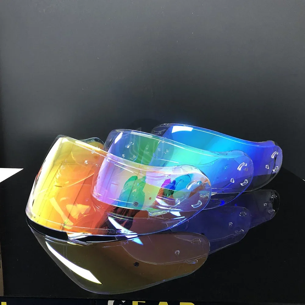 

Motorcycle Helmets Visor For Shoei Neotec 2 Neotec II CNS-3 Helmet Lens Visor Plating Uv Protection Lens
