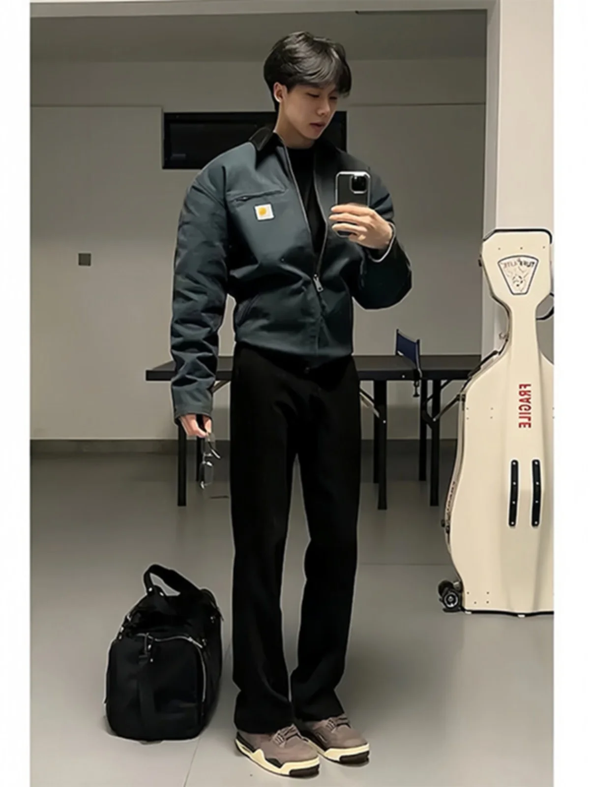 

Мягкие джинсы Cleanfit с высокой талией, облегающие мужские летние тонкие брюки прямого кроя, молодежные модные износостойкие длинные брюки