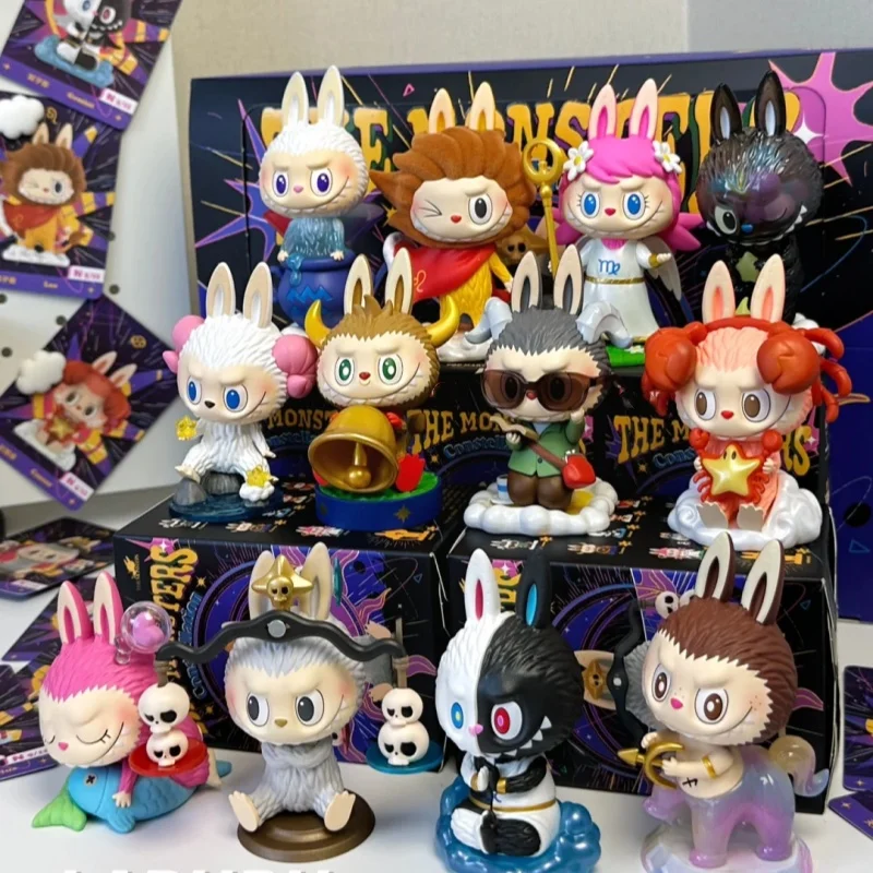 The Monsters Constellation Series Blind Box Labubu Kawaii Mystery Box Desktop Collection Decoration Display A Christmas Gifts