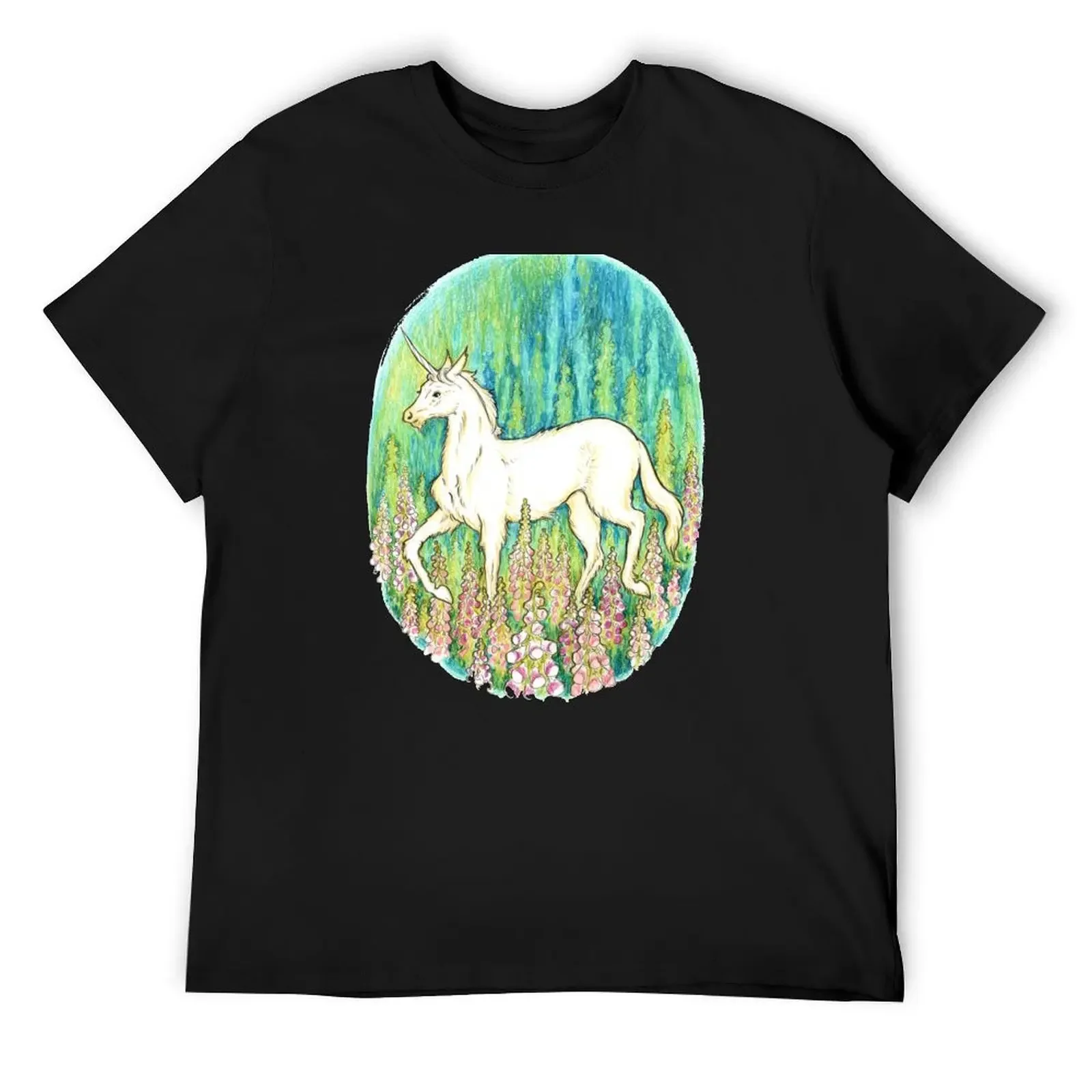 

Unicorn T-Shirt plain boys whites blacks cotton graphic tees tee shirts for men