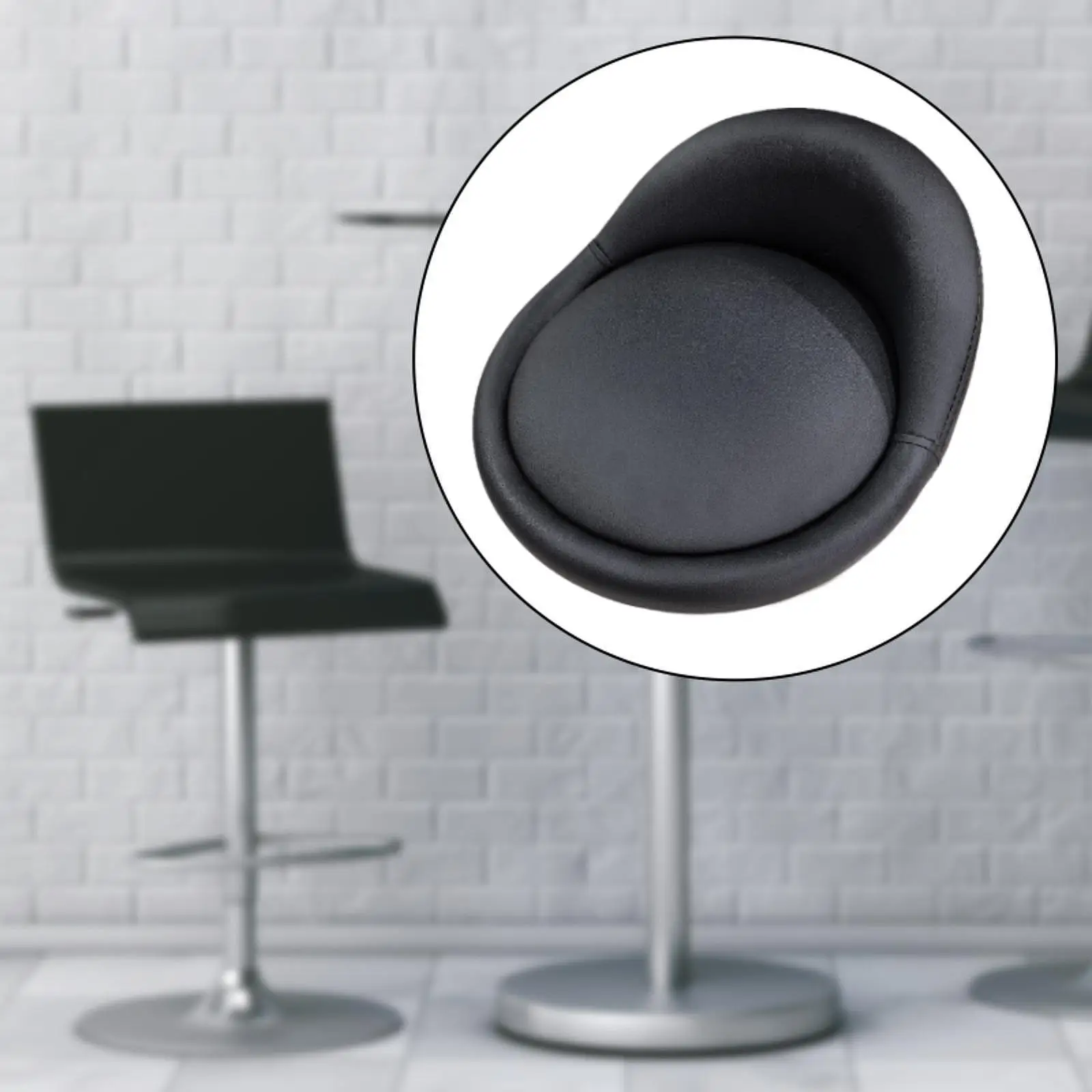 مقعد بديل لمقعد البار مصنوع من جلد البولي يوريثان، وسادة مقعد بديلة مريحة ومقاومة للماء لمتجر الصالونات #4