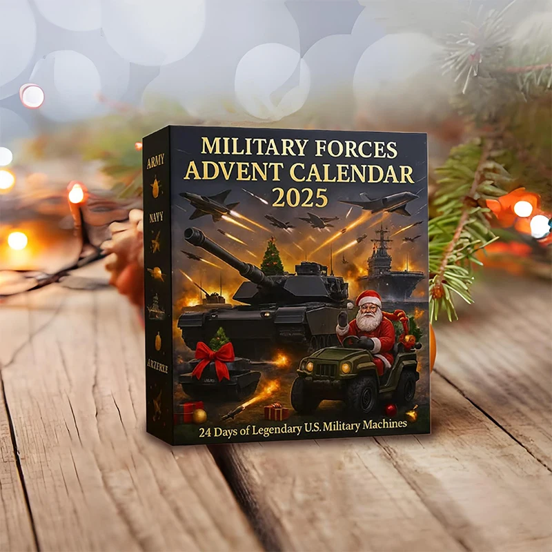 Iconic US Armed Forces Machines Advent Calendar 2025: 24 Days of 2D Ornaments