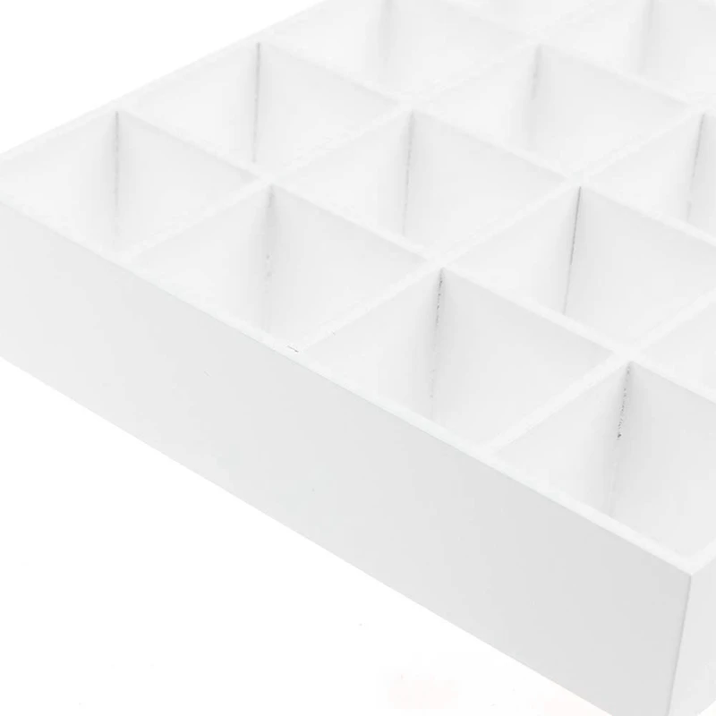 1: 12 رف تخزين خشبي مصغر لبيت الدمى 16 رفوف شبكية أبيض أبيض رف تخزين أثاث بيت الدمية ديكور أسود متين