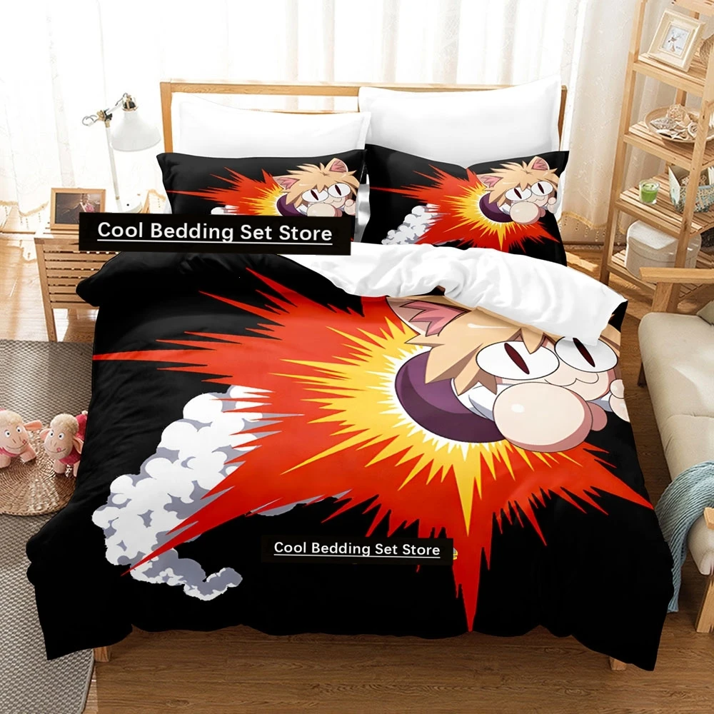 

Melty Blood Neco Arc Bedding Set Single Twin Full Queen King Size Bed Set Adult Kid Bedroom Duvetcover Sets Anime Bed Sheet Set