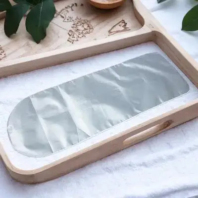 غطاء لوح كي فضي مقاوم للحرارة، إسفنجة بوليستر، حافة مرنة، وسادة واقية مقاومة للبقع #1