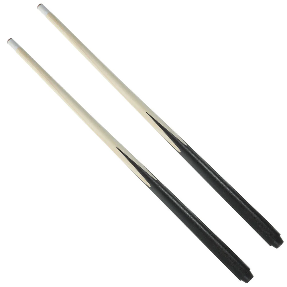 2 Pcs Mini Pool Cue Stick Short Billiards Cue for Kids Easy Transport Storage Chess Game Entertainment Accessory