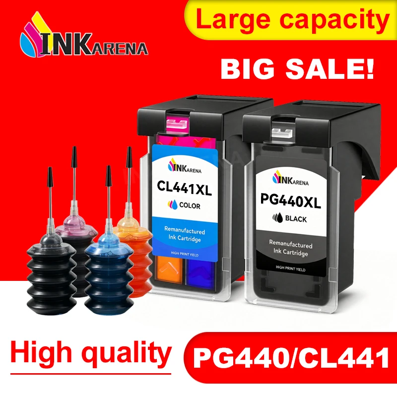 PG 440 CL 441 PG440 CL441 Ink Cartridge Compatible For Canon Pixma MG3140 MG3540 MG3640 MG3640S MG4240 MX438 MX518 MX378 Printer