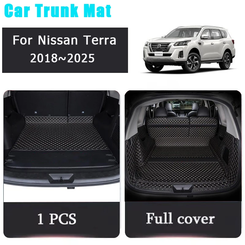

Car Trunk Mats For Dongfeng Nissan Terra X-Terra Fengdu Paladin WD23 2018~2025 Anti-dirty Cargo Rug Storage Pad Auto Accessories