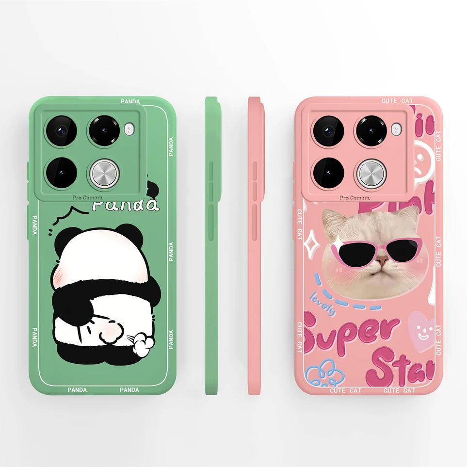 Coque لهاتف انفينيكس نوت 40 40x 40Pro 40Pro + حافظة عصرية لرائد الفضاء غلاف من السيليكون الناعم لهاتف نوت 40 برو Fundas نوت 40x حافظات Carcas