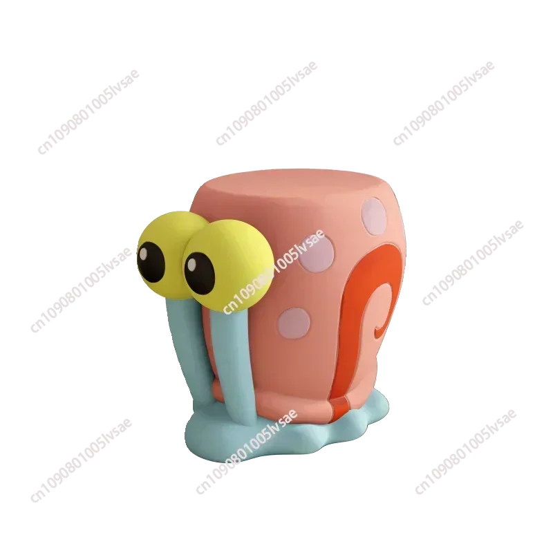 

Cartoon Little Snail Shoe Change Stool Entrance Home Children Cute Creative Lobby Sitting Low Stool Ottoman Storage Furniture