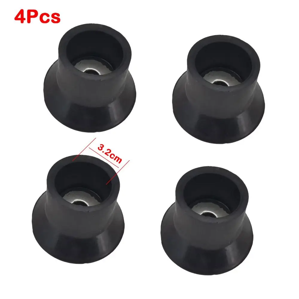 4Pcs Universal Gas Stove Foot Mat Suction Cup Wear-Resistant Gas Stove Non-slip Pad Replacement Silent Jumping Bed Foot Covers