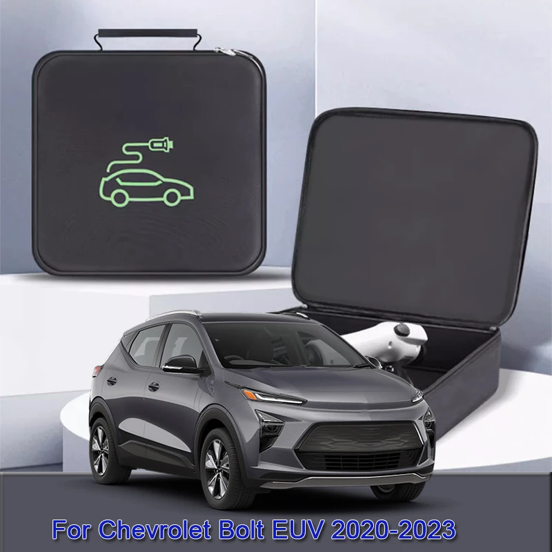

EV автомобильный зарядный кабель для хранения, сумка для переноски, зарядное устройство, вилки, розетки, водонепроницаемый огнестойкий для Chevrolet Bolt EUV 2020-2022 2023