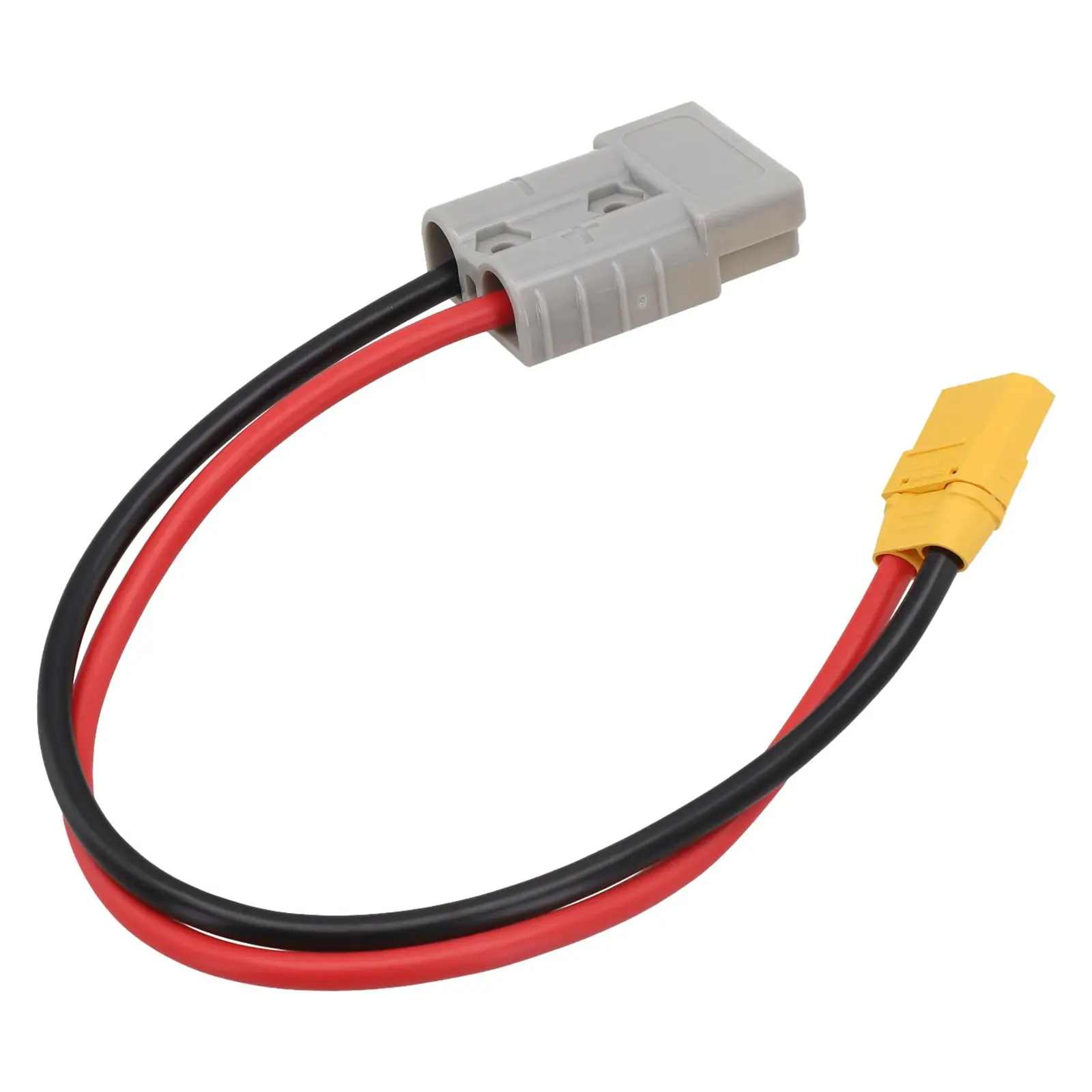 كبل مهايئ مطاطي برأس أنثوي وذكور للمركبات الكهربائية ، قلب نحاسي مطلي ، 10AWG ، 30 كبل ، XT90 ، V