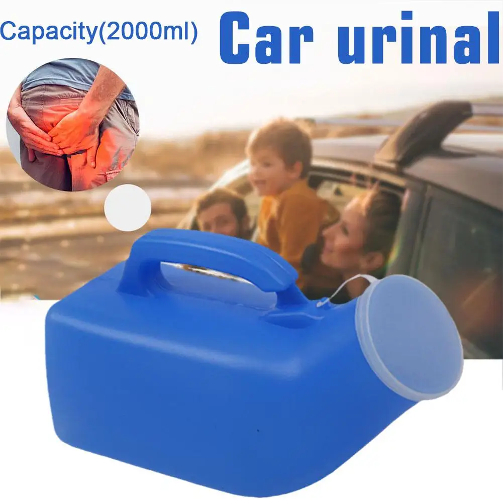 2000ML Portable Incontinence Bottles Plastic Mobile Urinals Men Children Outdoor Travel Kit Urgent Urine Urinal Bottle