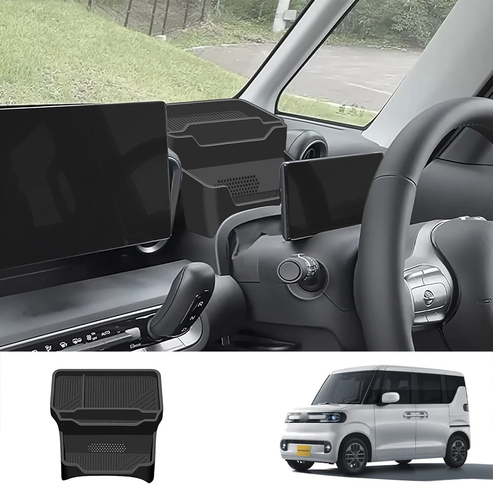 Dash‑Board Silicone Storage Tray Box For BYD RACCO 2026 2027 Car Interior Organizer Accessories