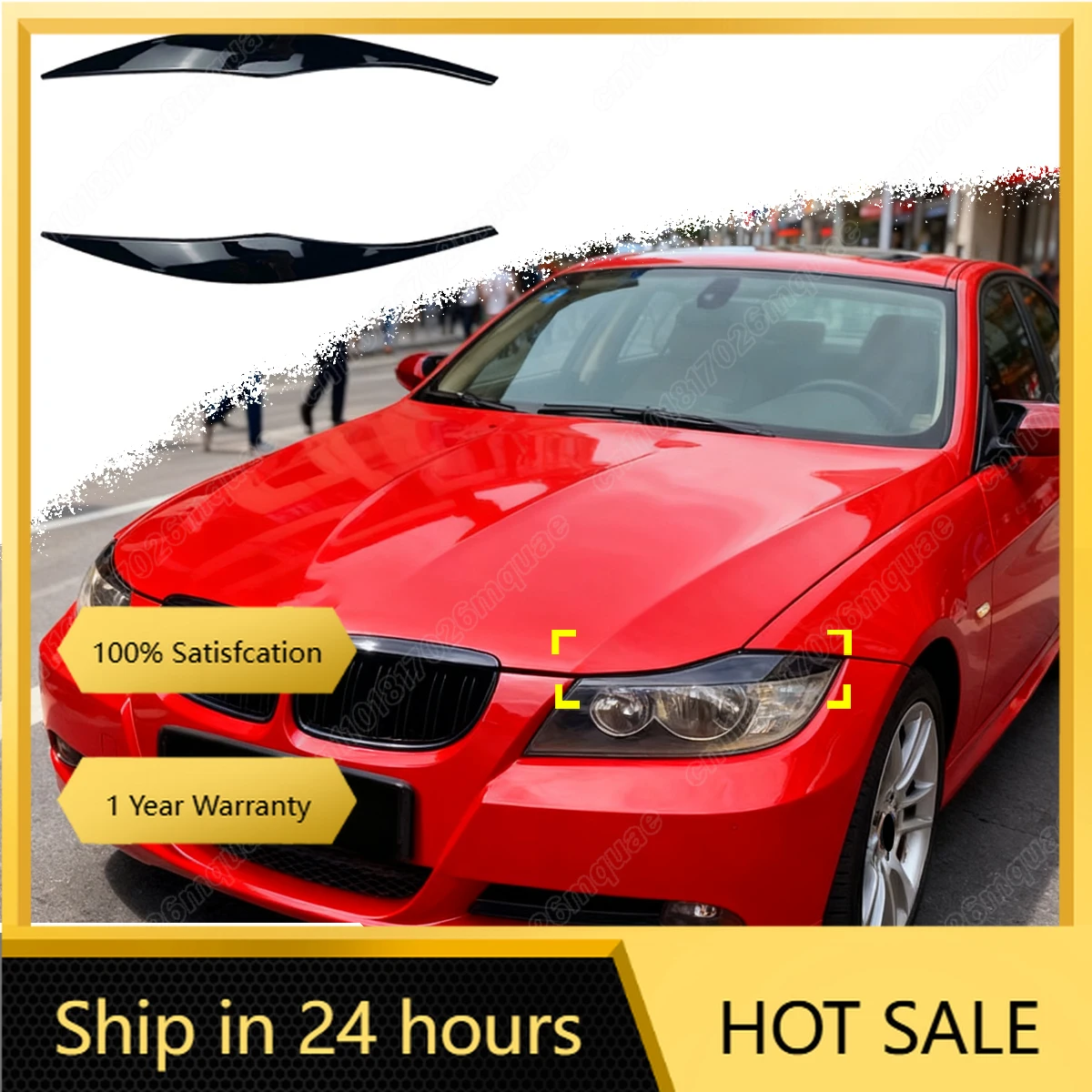 

Эмблемы для BMW E90 E91 3 серии 318i 320i 320d 325i 330i 330d 2005 2006 2007 2008 2009 2010 2011 2012 Автомобильные фары Брови Bo