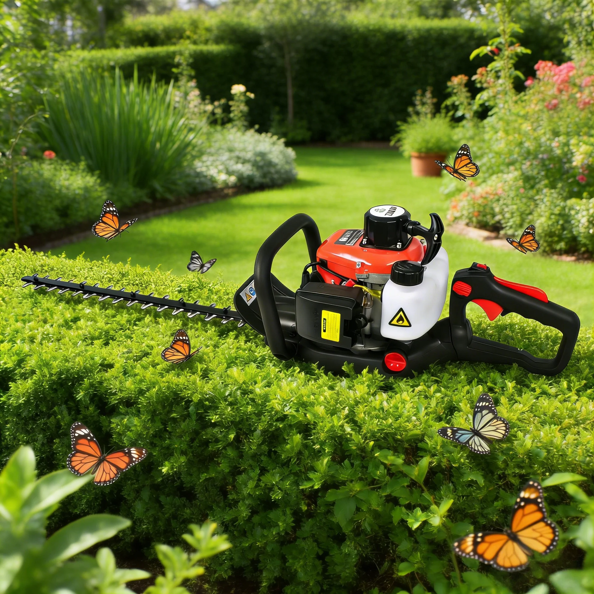 Hedge Trimmer, Lightweight & Compact Bush Trimmer for Garden Shrub and Branch Cutting