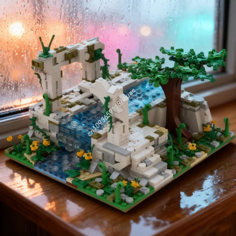 

891pcs MOC Ancient ruins Creator Experted Model Building Christmas gifts blocks Construction Assemble toys DIY creative Birthday