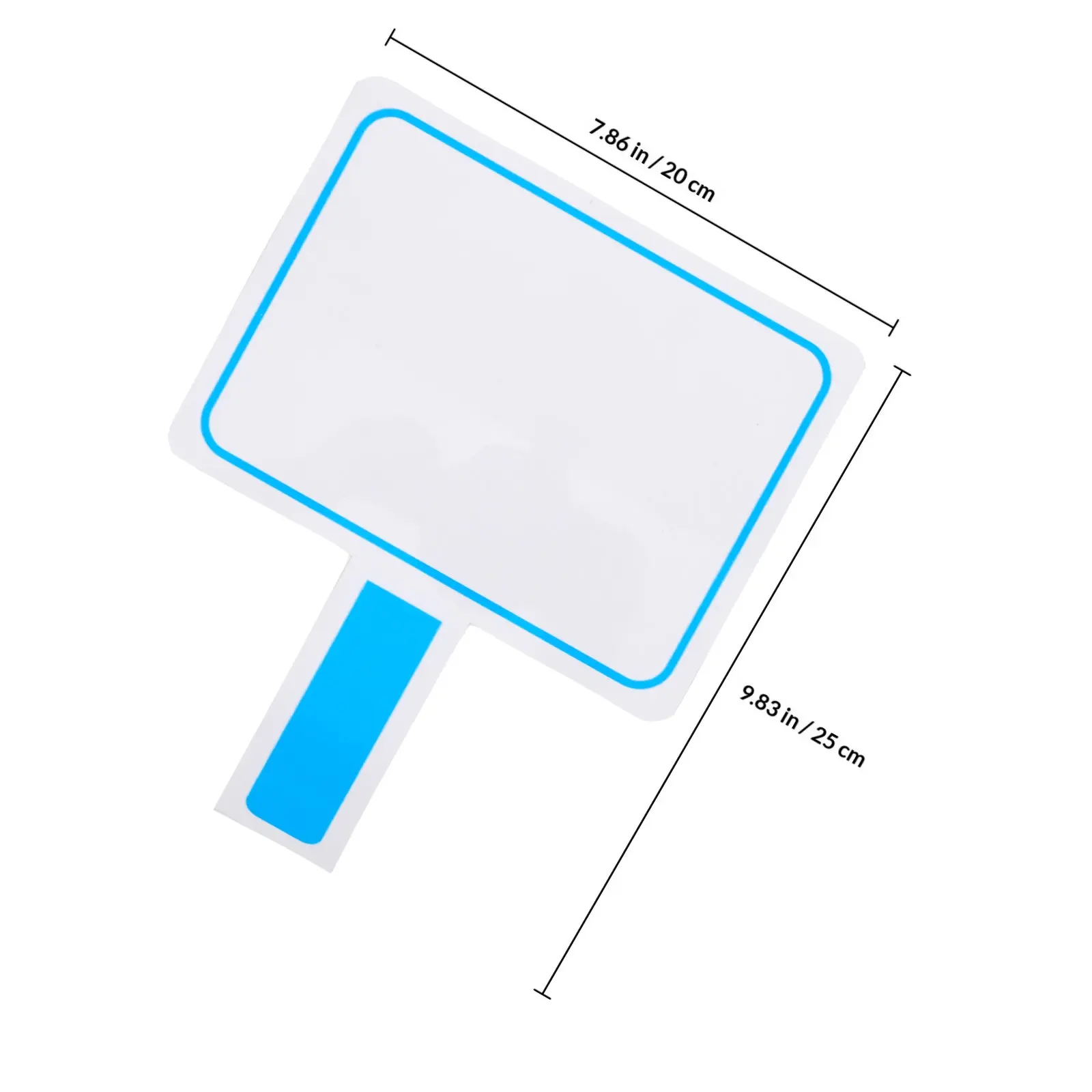 Handheld Whiteboard Double Sided Small Dry Erase Board Classroom Voting Score Paddle Student Answer Game Handheld White Board
