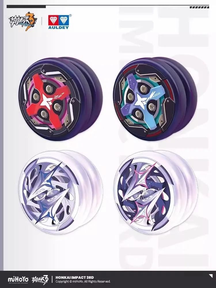 [Genuine] Honkai Impact 3RD Cosplay Prop Senadina YO-YO Spin Ball Anime Game Diy Accessories Kids Educational TOYS Gift YOYO 3+