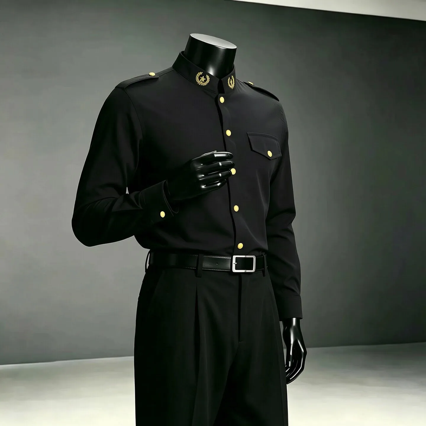 High Quality Embroidered Long Sleeved Shirt for Men's Casual Business Formal Shirt Social Party Work Uniform Shirt Men Clothing