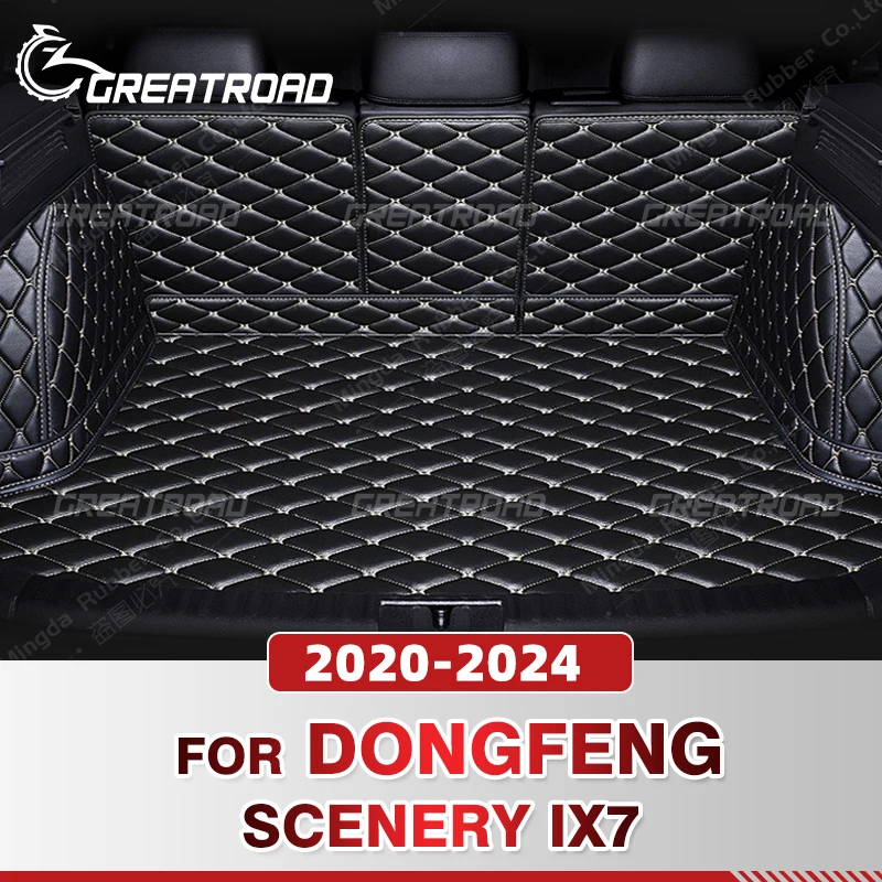 

Auto Full Coverage Trunk Mat For Dongfeng Scenery IX7 2020 2021 2022 2023 2024 Car Boot Cover Pad Interior Protector Accessories