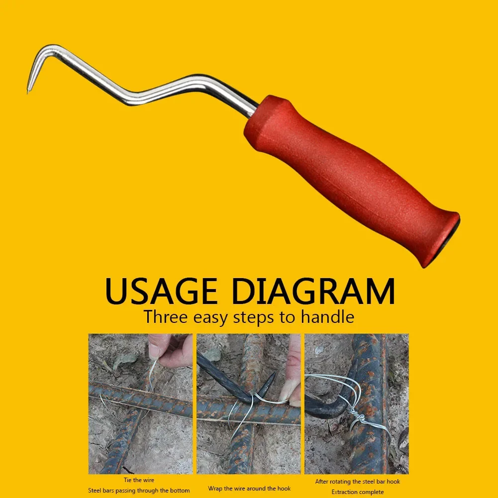 سلك ربطة عنق شبه أوتوماتيكي ، سلك ربط حديد التسليح عالي الصلابة ، سلك معدني خرساني متين ، أداة سياج