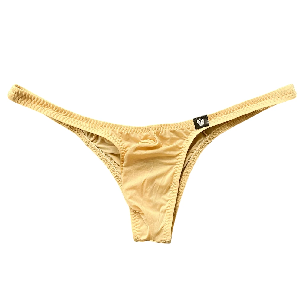 الرجال مثير نصف مغطاة الأرداف ثونغ G-سلسلة منخفضة الارتفاع ملخصات سراويل داخلية #4