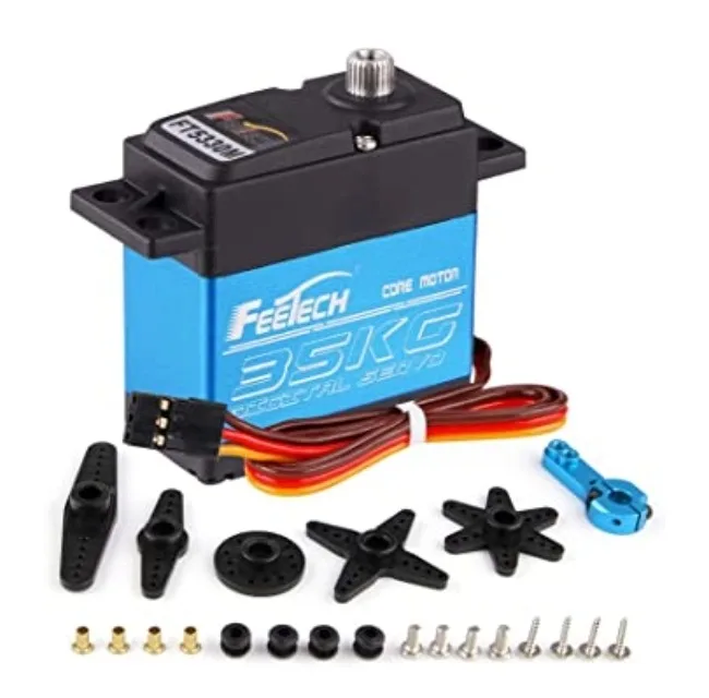 FT5330M 35kg High Torque Steel Gear Servo Arduino Servo for Robotic DIY, RC Car (Control Angle 180)toy Robots, Industrial Robot