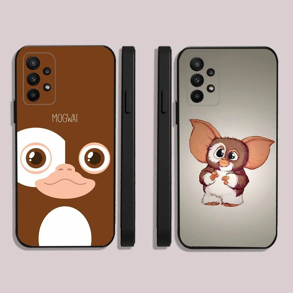 Cute G-Gremlins G-Gizmo Phone Case For Samsung S24,23,22,30,21,10,9,Ultra,Plus,Lite,FE,5G Black Soft Case