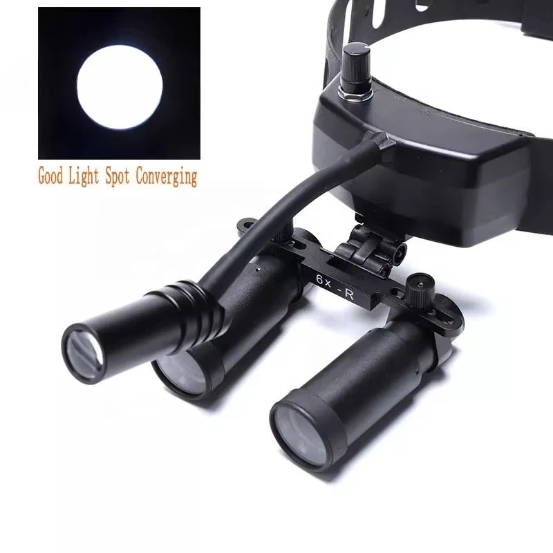 3w 4x 6x 8x Wireless High lens  Loupes With led light HeadLight Surgery magnifying glasses profession medical products