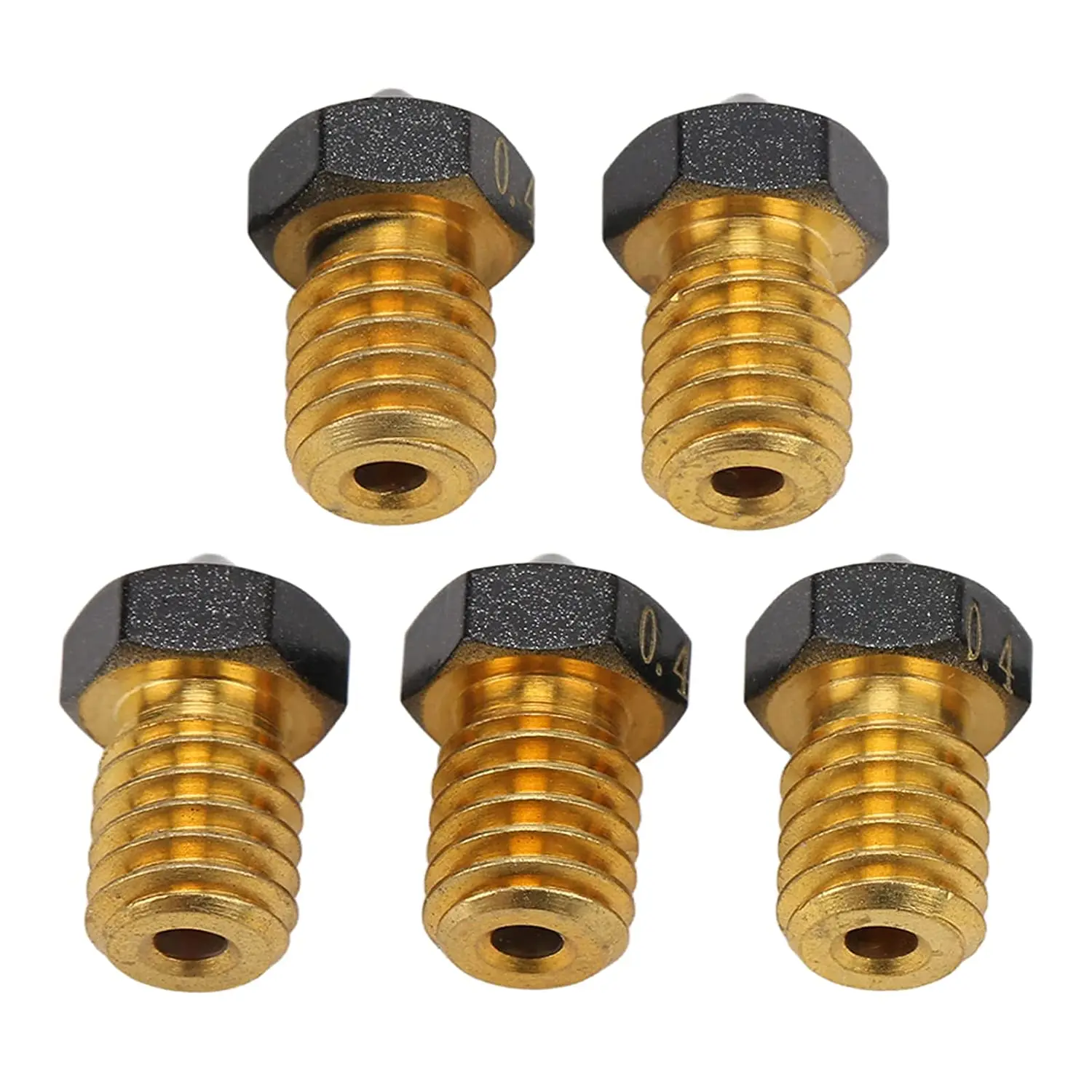 

1.75mm E3D V5 V6 PTFE Coated Brass Nozzle Extruder Printing Head For for Anycubic Kobra Mega/ S/X Chiron FDM 3D Printers