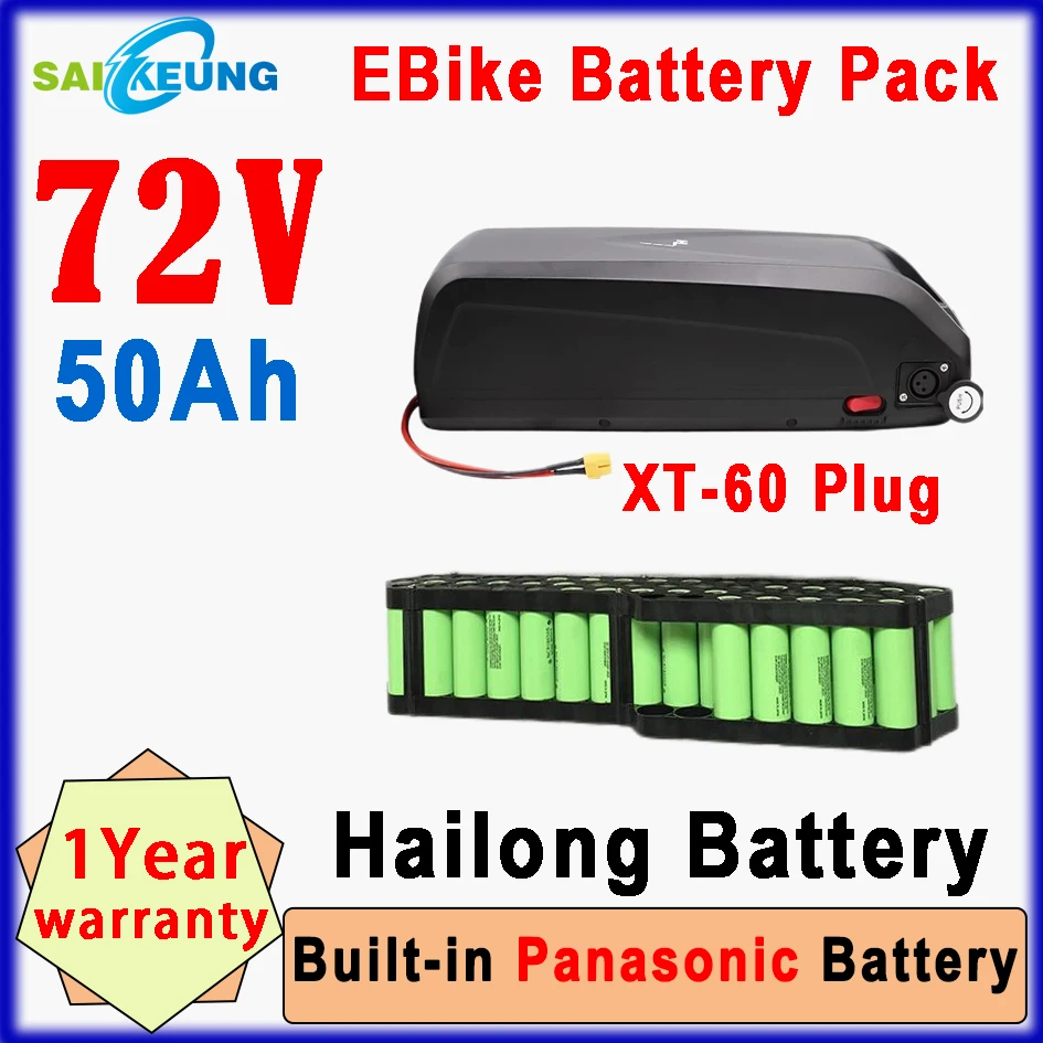 

Ebike Elektrische Fiets Accu Akku 72V Battery 50ah Lithium Batterij Bafang Motor3000W 72V 30ah 40ah 20ah 60ah Battery