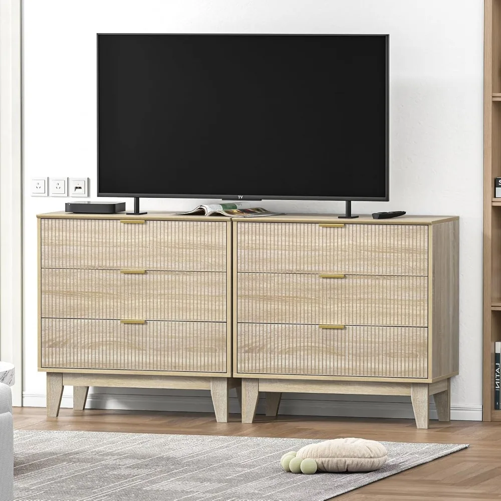 منضدة خشبية كبيرة ذات 3 أدراج، طاولة بجانب السرير موفرة للمساحة، خزانة تخزين، طاولة نهائية للأريكة #6